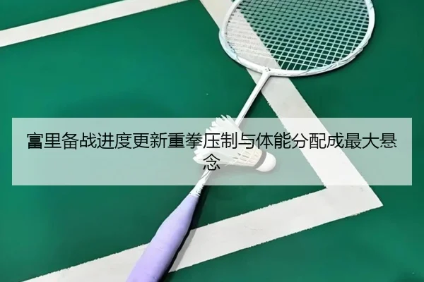 富里备战进度更新重拳压制与体能分配成最大悬念（LDSPORTS）
